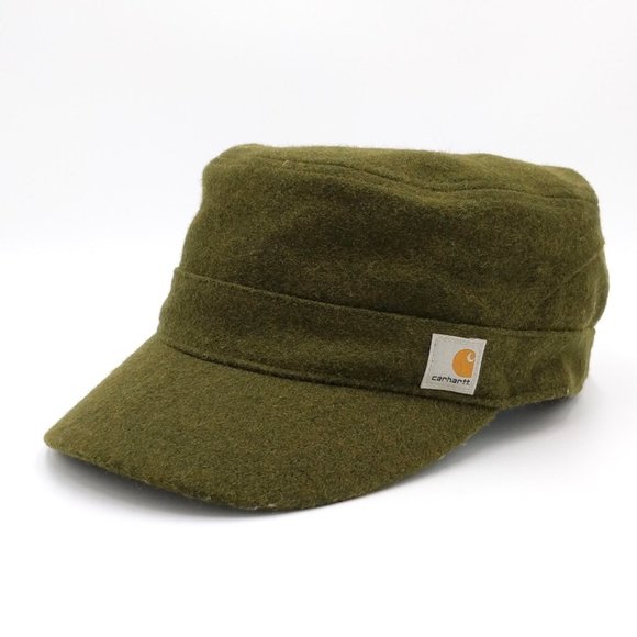 Carhartt Wool Camden Army Military Cap Hat Surplus - Picture 1 of 8